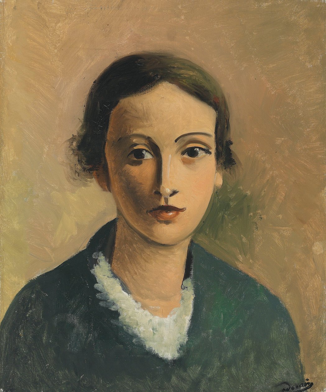 Portret van Geneviève, de nicht van de kunstenaar door Andre Derain
