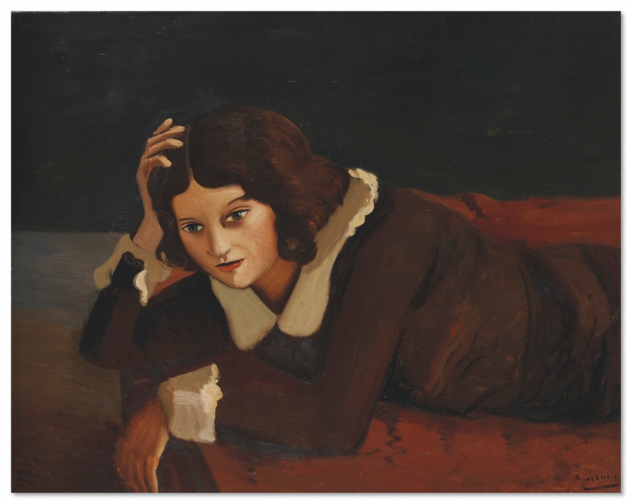 Portrait de Rita van Leer door Andre Derain