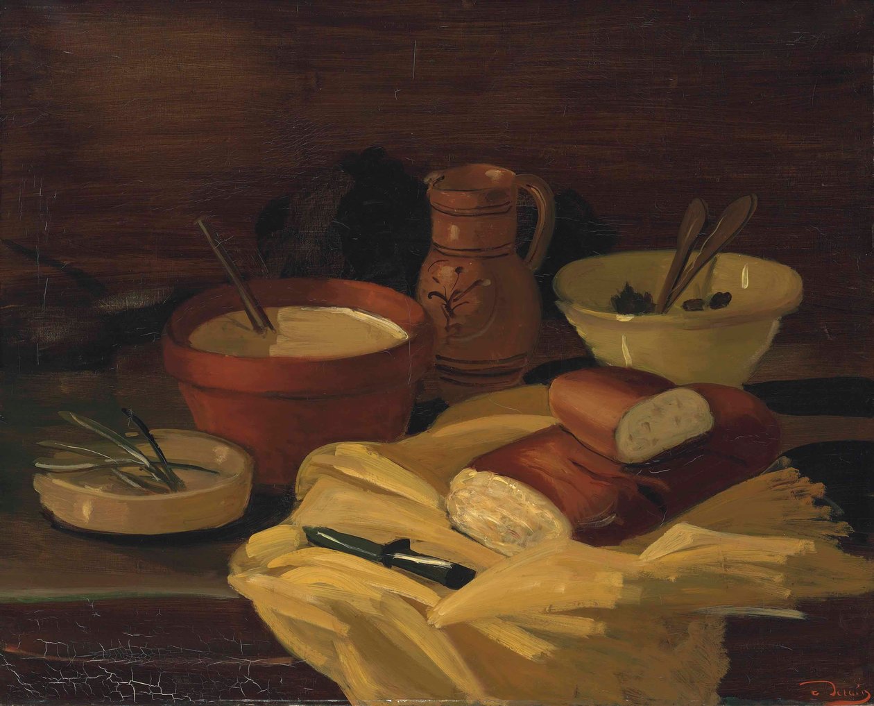 Tafel garnituur door Andre Derain