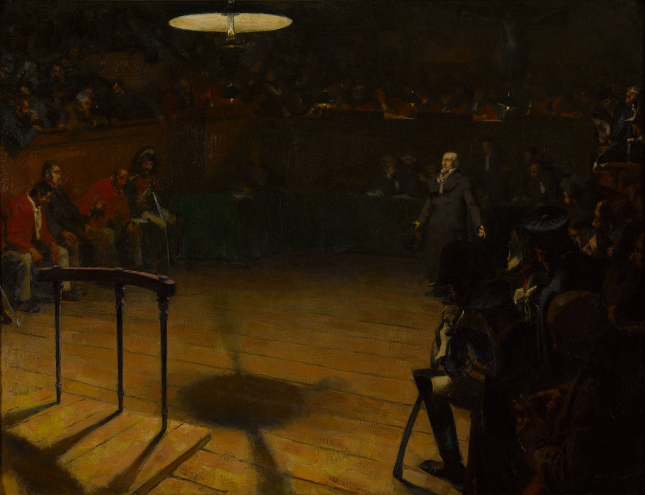 Jean Valjean voor het Assisenhof in Arras, 1904 door André Victor Édouard Devambez