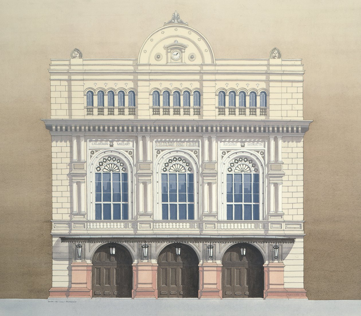 Gran Teatre del Liceu, Barcelona door Andras Kaldor