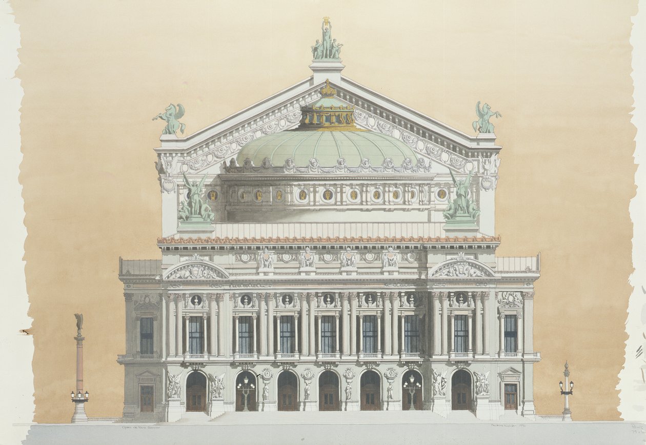 Opera Garnier, Parijs, Frankrijk door Andras Kaldor