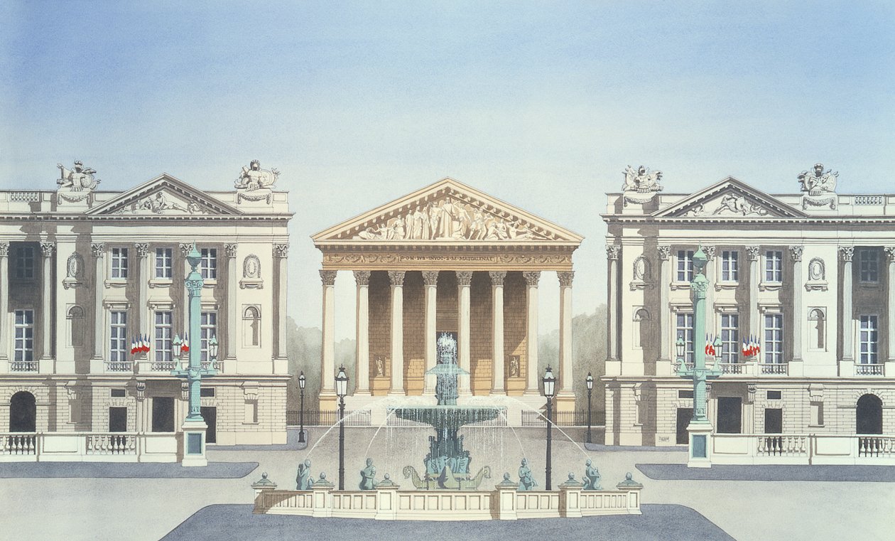 Place de la Concorde, Parijs door Andras Kaldor