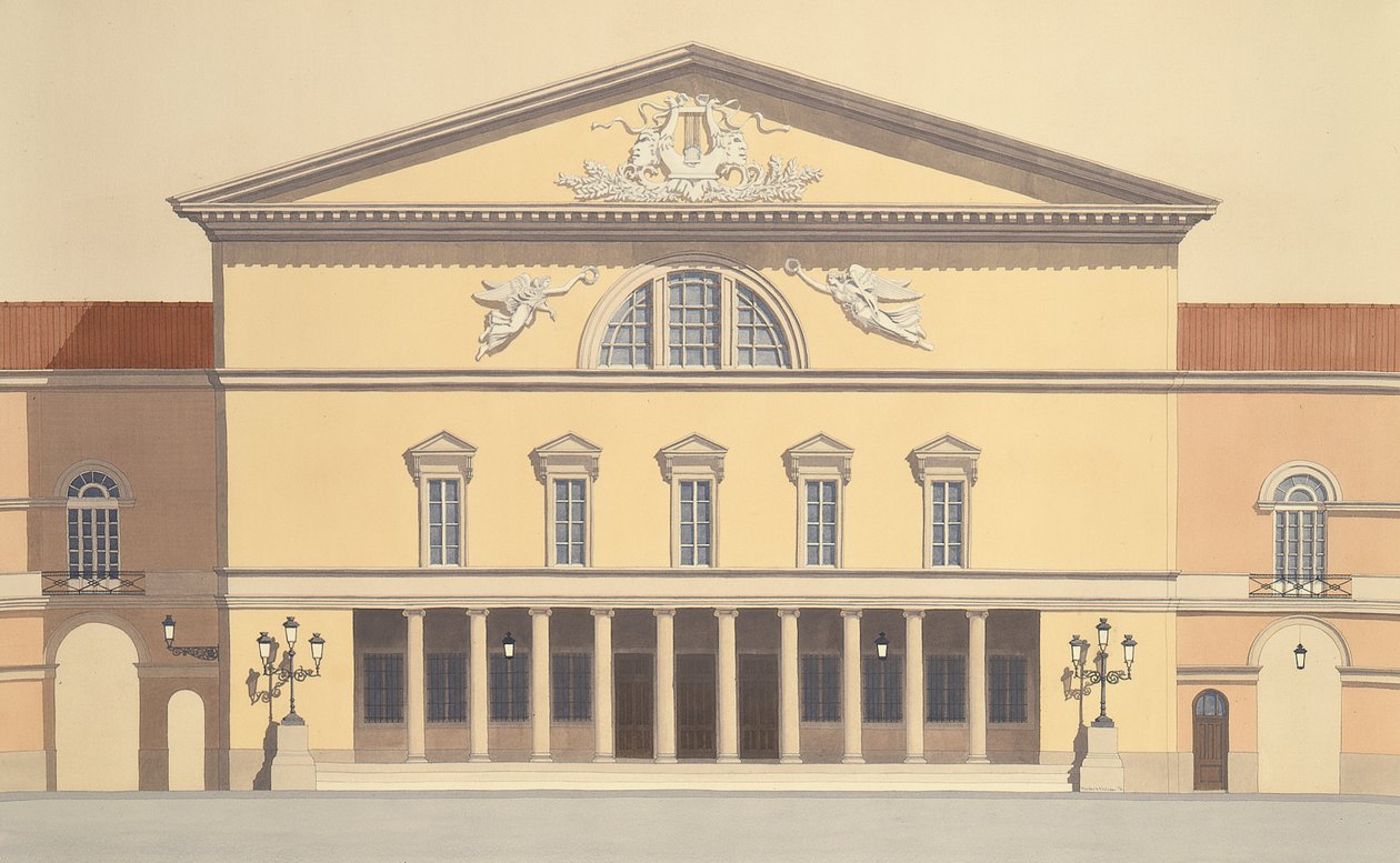 Reggio Theater, Parma, Italië door Andras Kaldor
