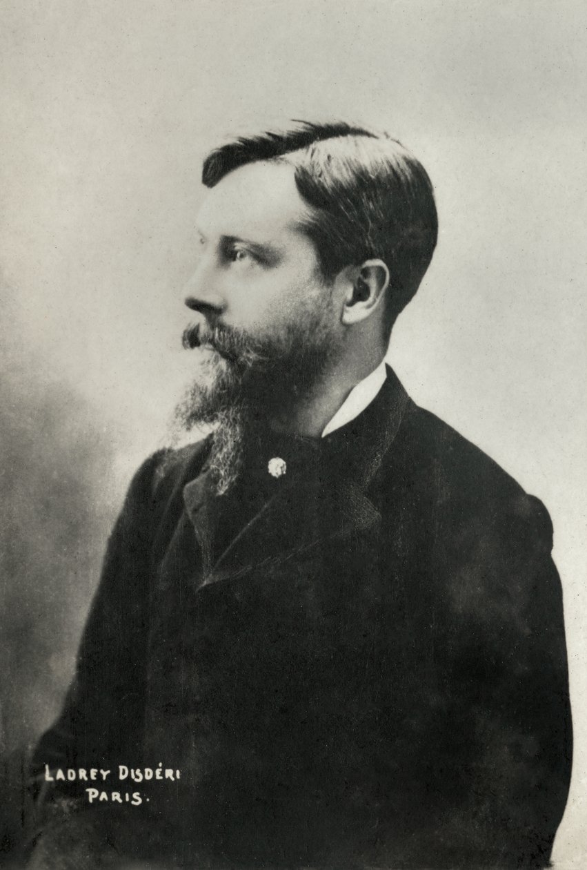 Portret van Andre Lebon (foto) door Andre Adolphe Eugene Disderi