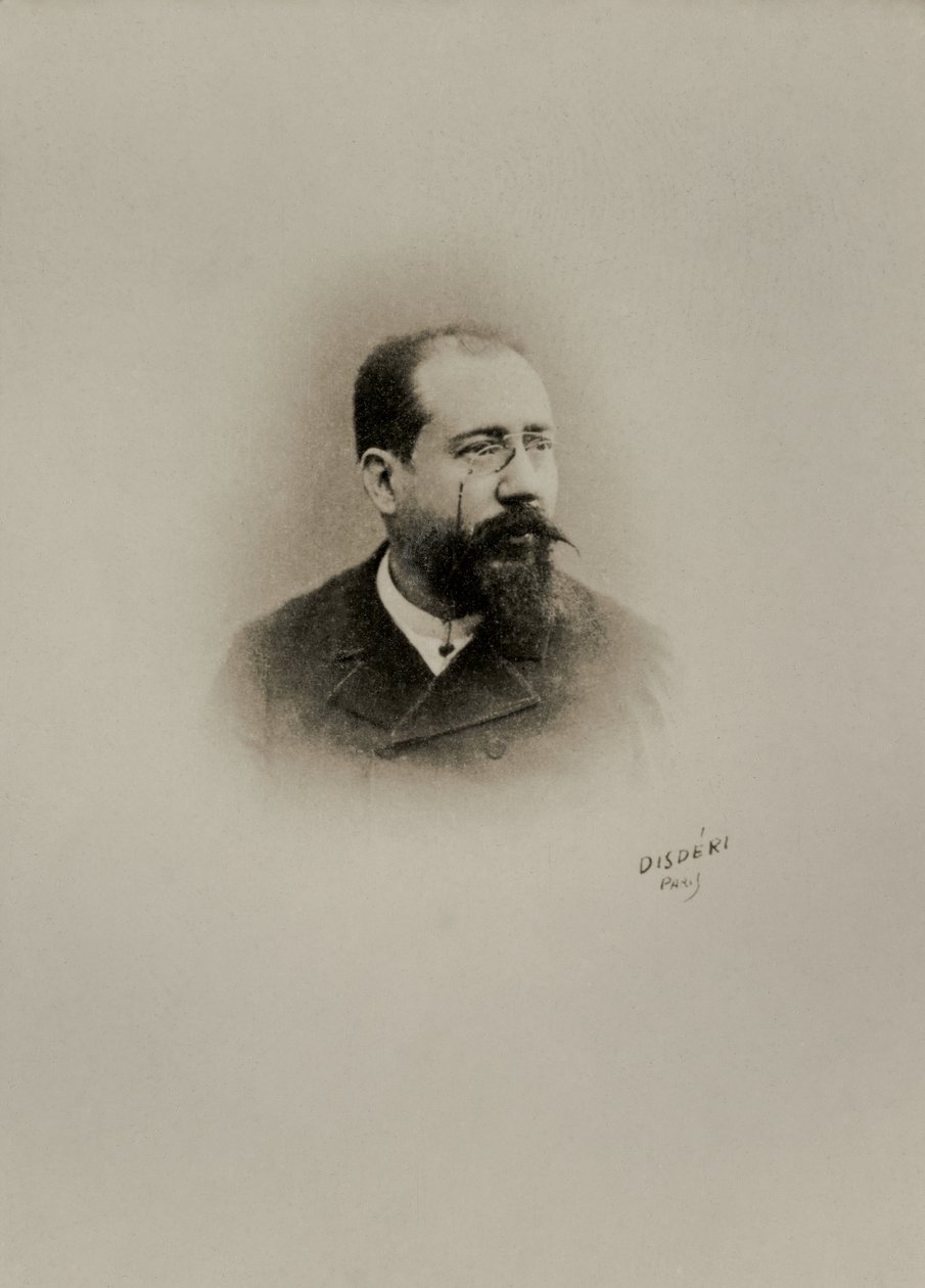 Portret van Maurice Rouvier (foto) door Andre Adolphe Eugene Disderi