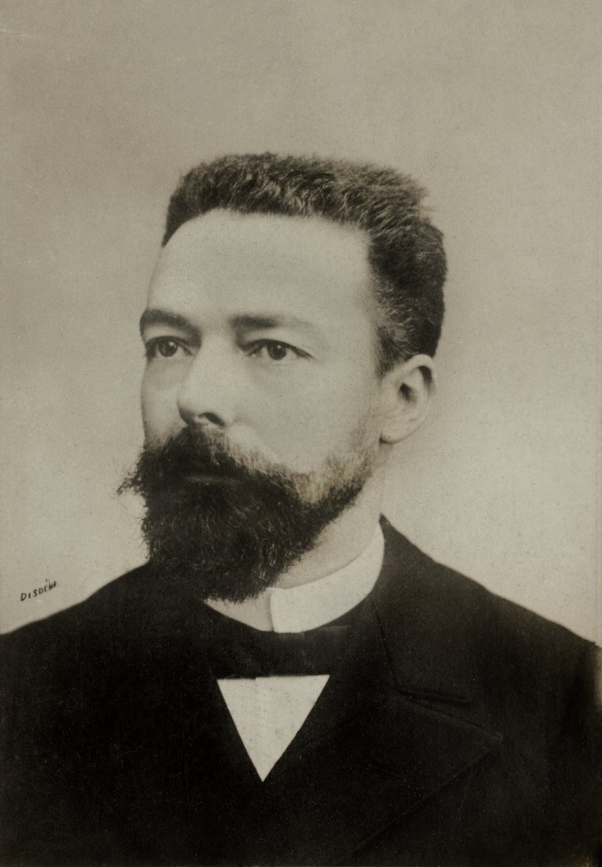 Portret van Paul Doumer (foto) door Andre Adolphe Eugene Disderi