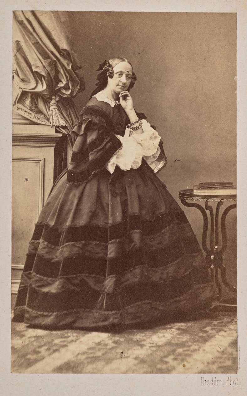 Portret van de ballerina Marie Taglioni 1804-1884 door Andre Adolphe Eugene Disderi