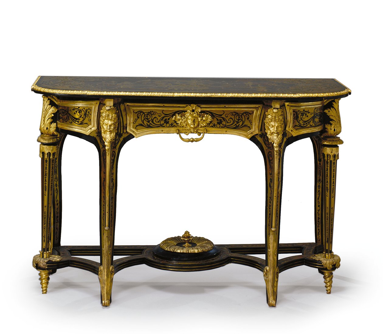 Een van een paar bijpassende Louis XIV pier tafels, c.1710 door Andre Charles (attr. to) Boulle