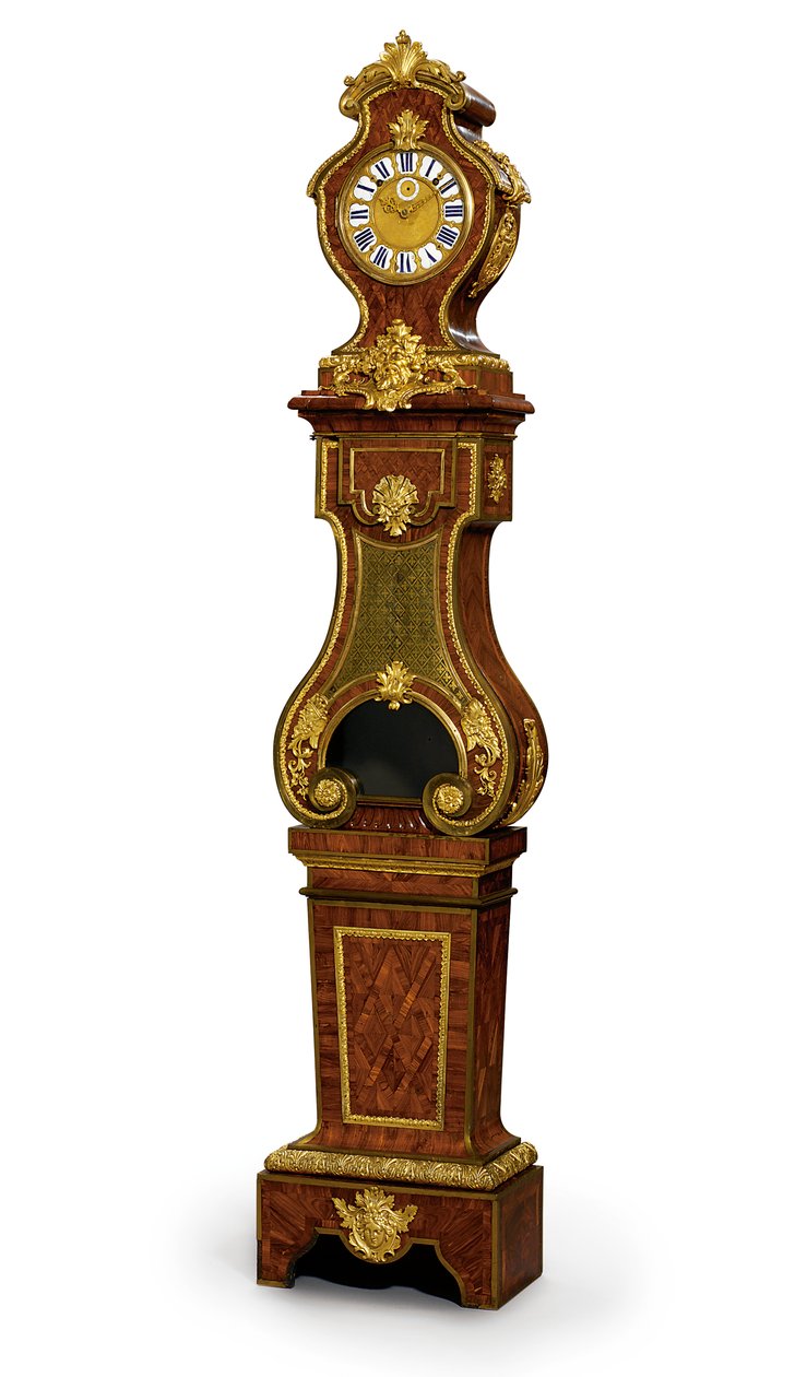 Regence kwartslag regulateur, het uurwerk door Thuret, ca. 1720 door Andre Charles (attr. to) Boulle