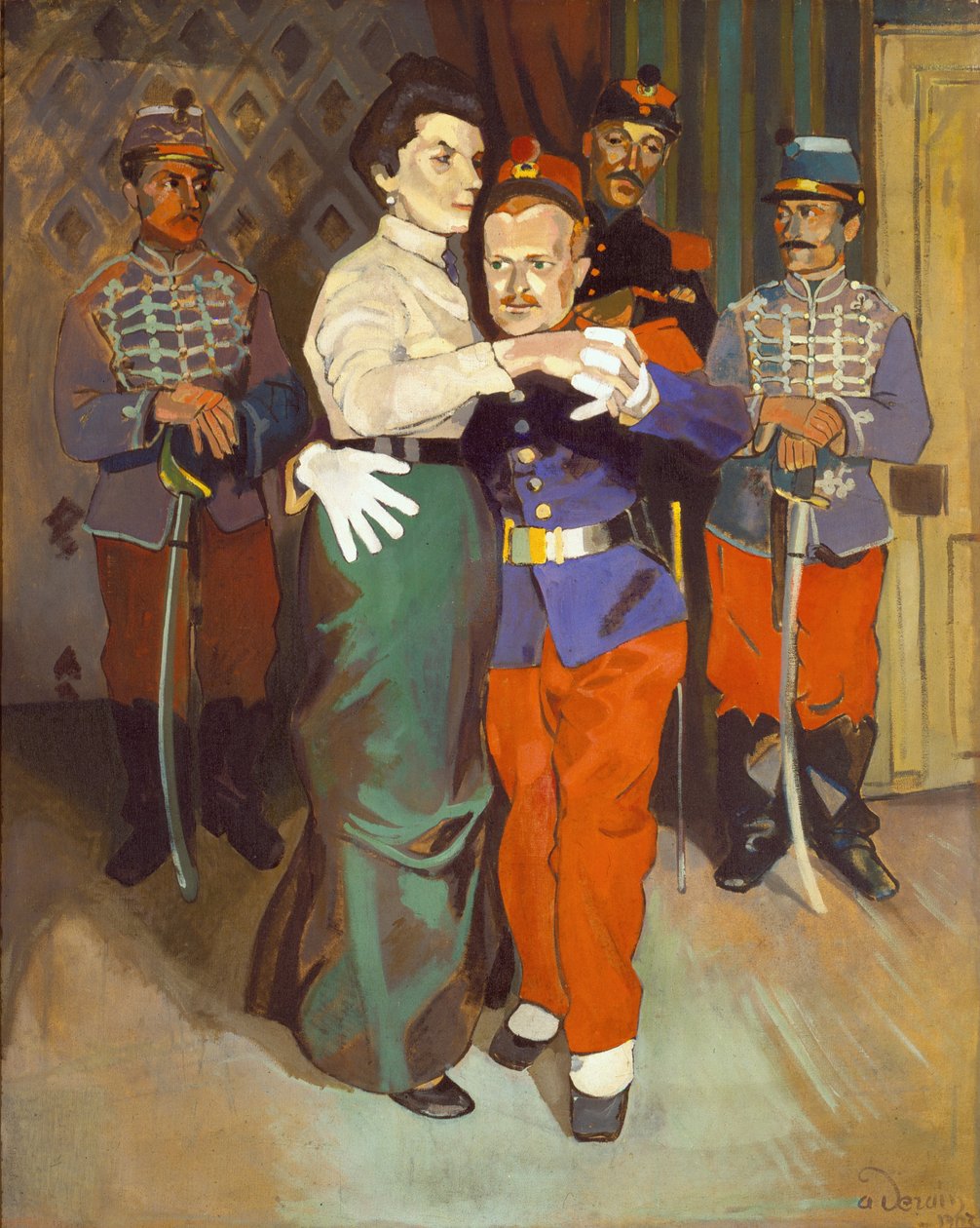 Op het bal van Suresnes door Andre Derain