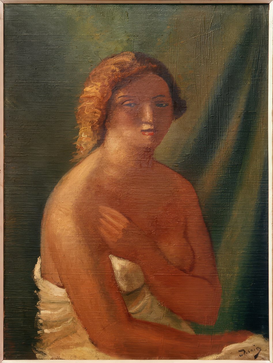 Buste de femme dénudée (Borstportret van een naakte vrouw) door Andre Derain
