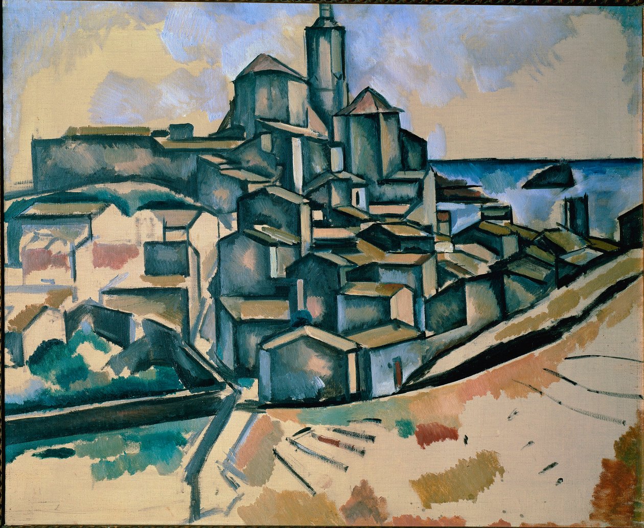 Cadaques Schilderij van Andre Derain (1880-1954) 1910 Praag, Nationale Galerie door Andre Derain