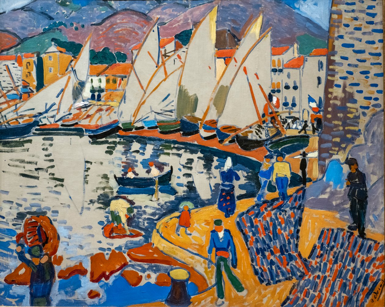 De zeilen drogen door Andre Derain