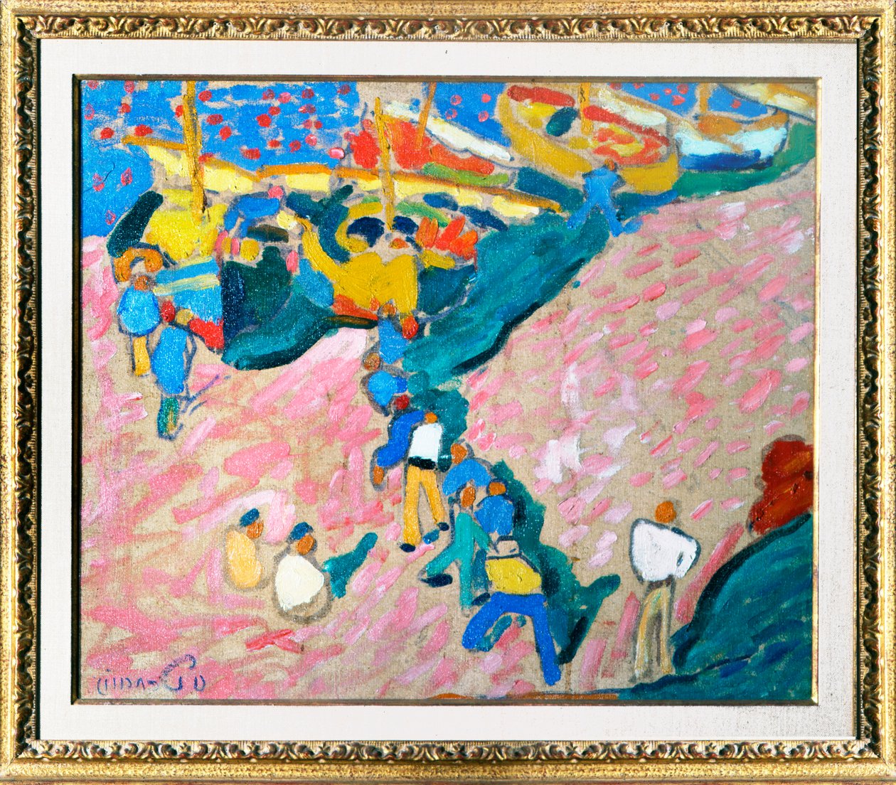 Vissers bij Collioure door André Derain door Andre Derain