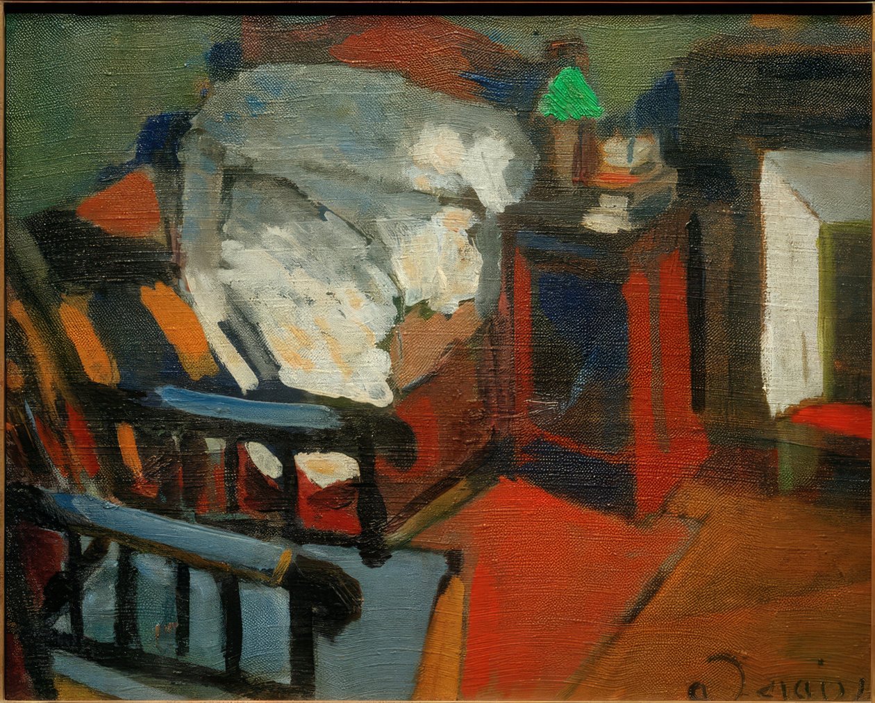 Interieur (De slaapkamer) door Andre Derain