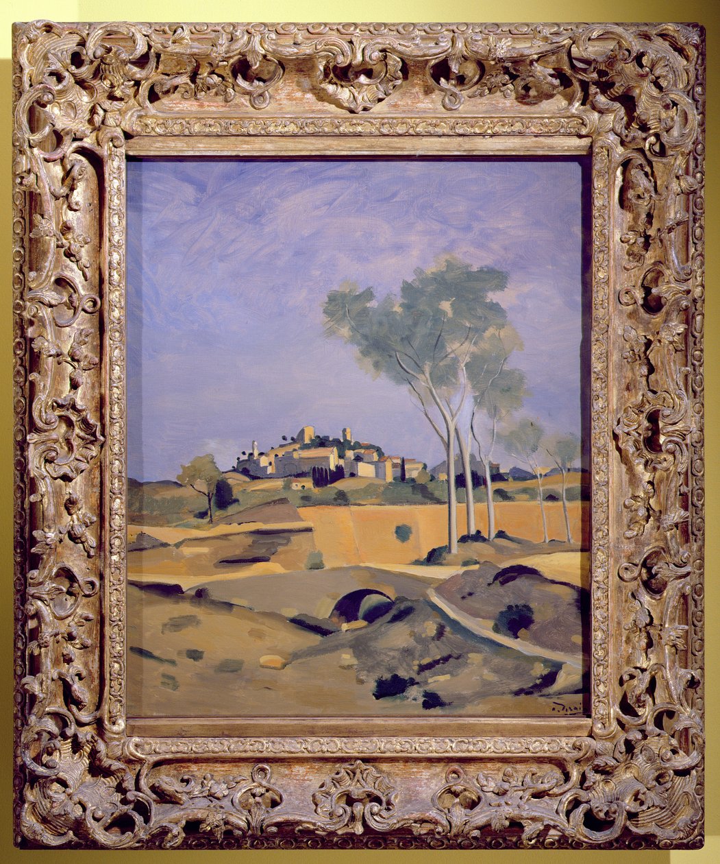 Landschap in Midi, ca. 1932 (olieverf op doek) door Andre Derain