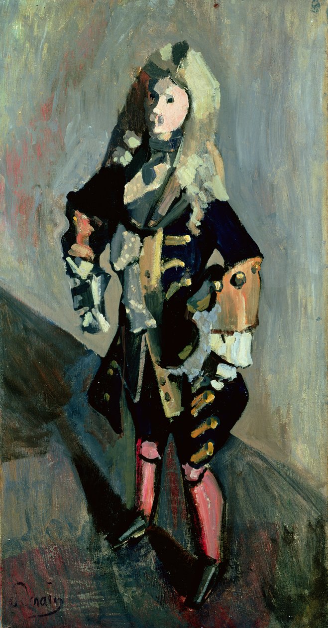 Louis XIV (1638-1715) Kostuum, ca. 1903 (olieverf op doek) door Andre Derain