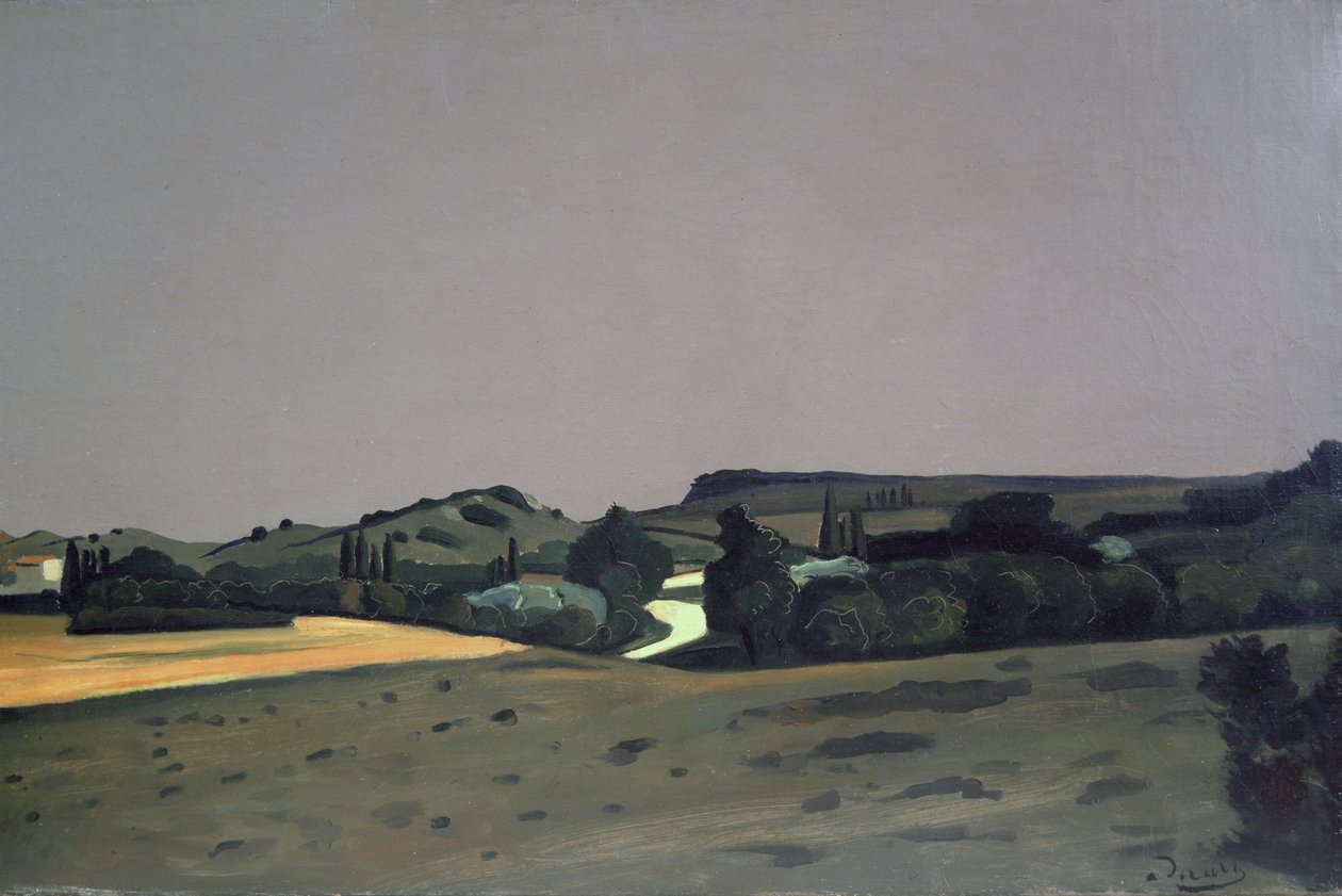 Provençaals landschap door Andre Derain