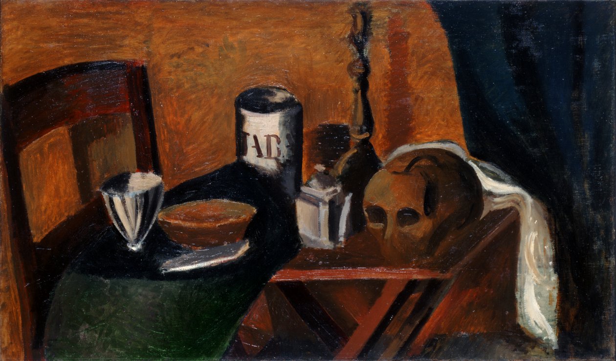 Stilleven met een schedel door Andre Derain