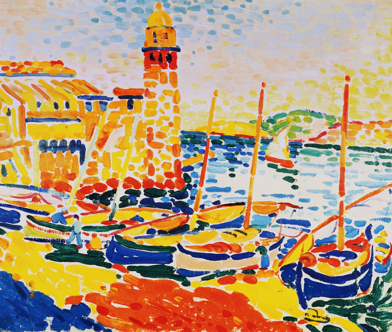 De haven van Collioure door Andre Derain