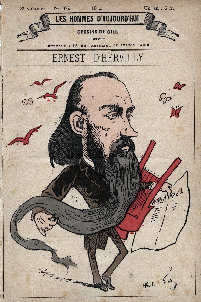 Cartoon van Ernest d