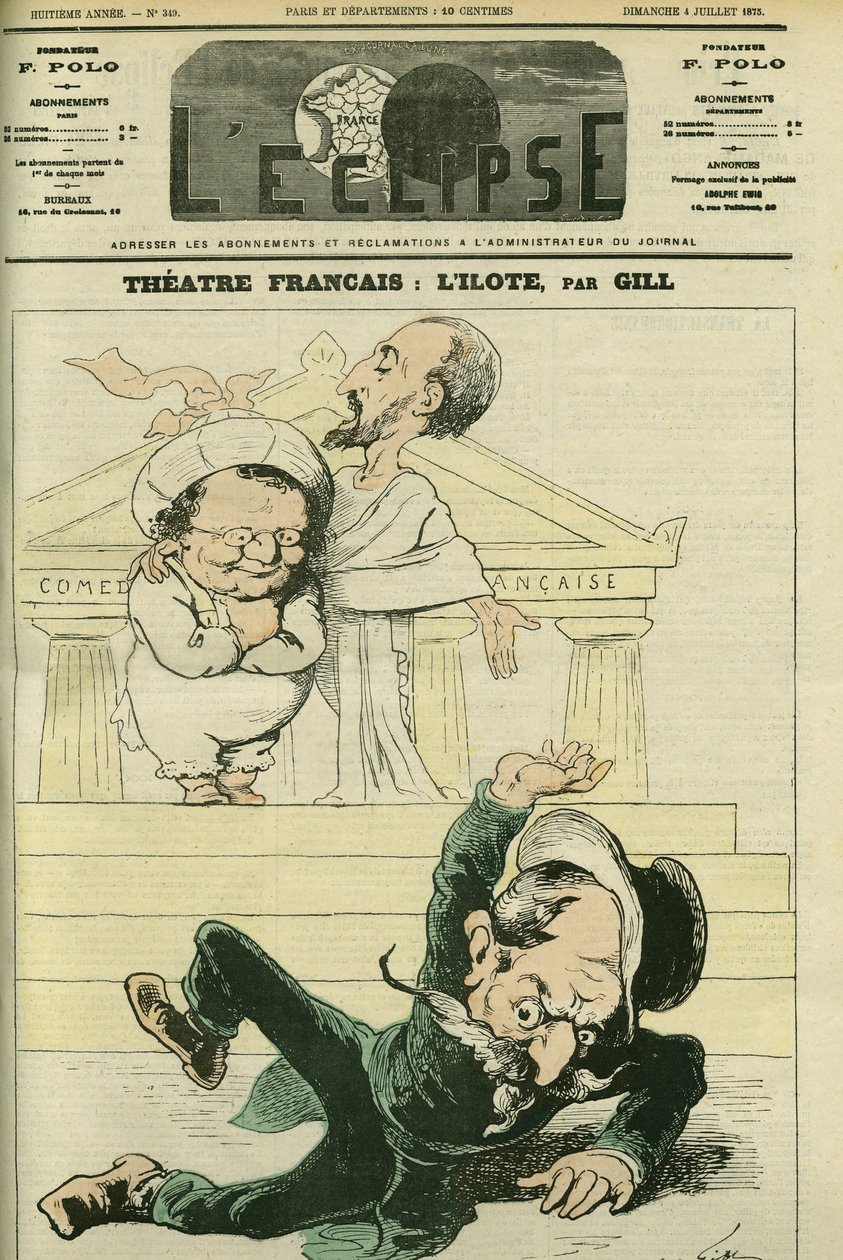 Illustratie van een komedie 