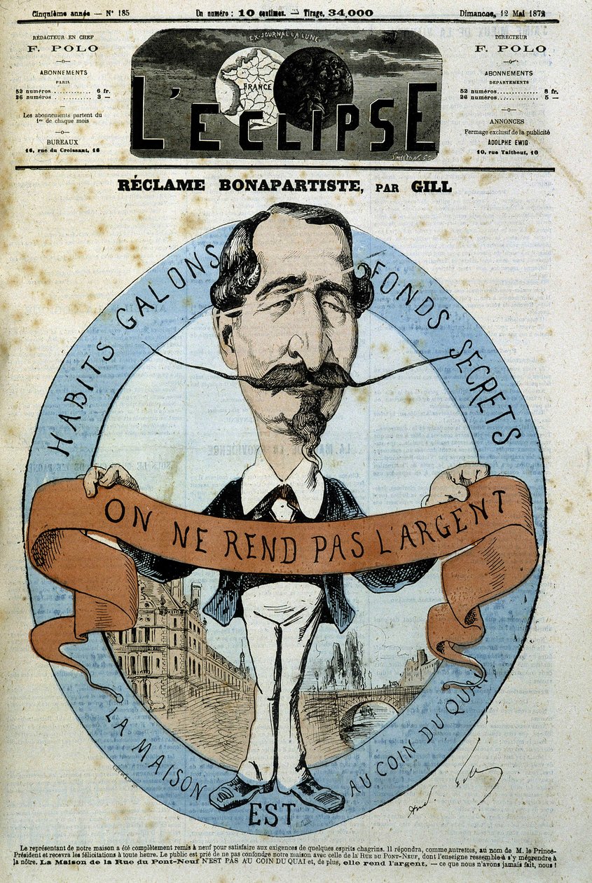 Bonapartistische reclame - Omslag van L