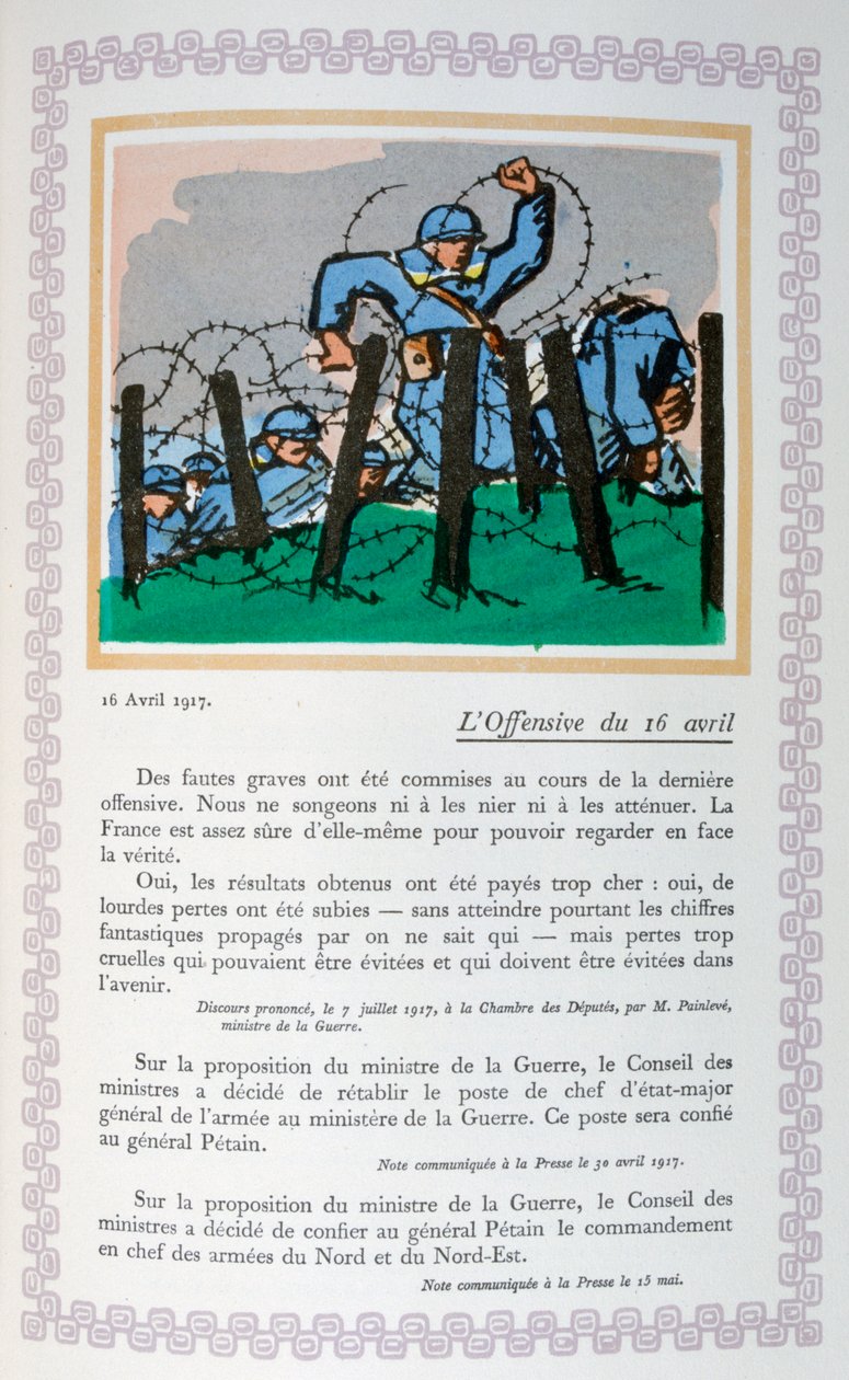 De 2e Slag bij de Aisne, 16 april 1917, 1919 door Andre Helle