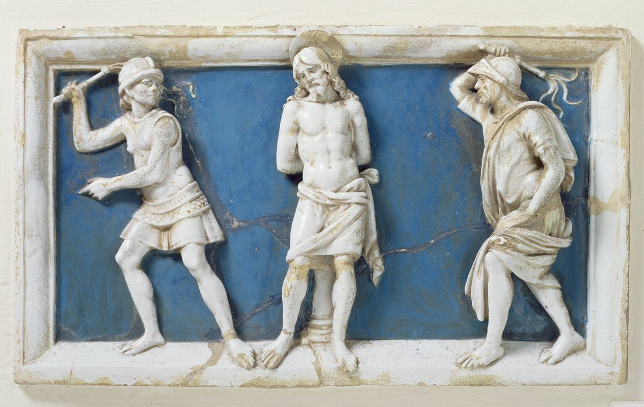 De geseling van Christus, 1495 door Andrea Della Robbia