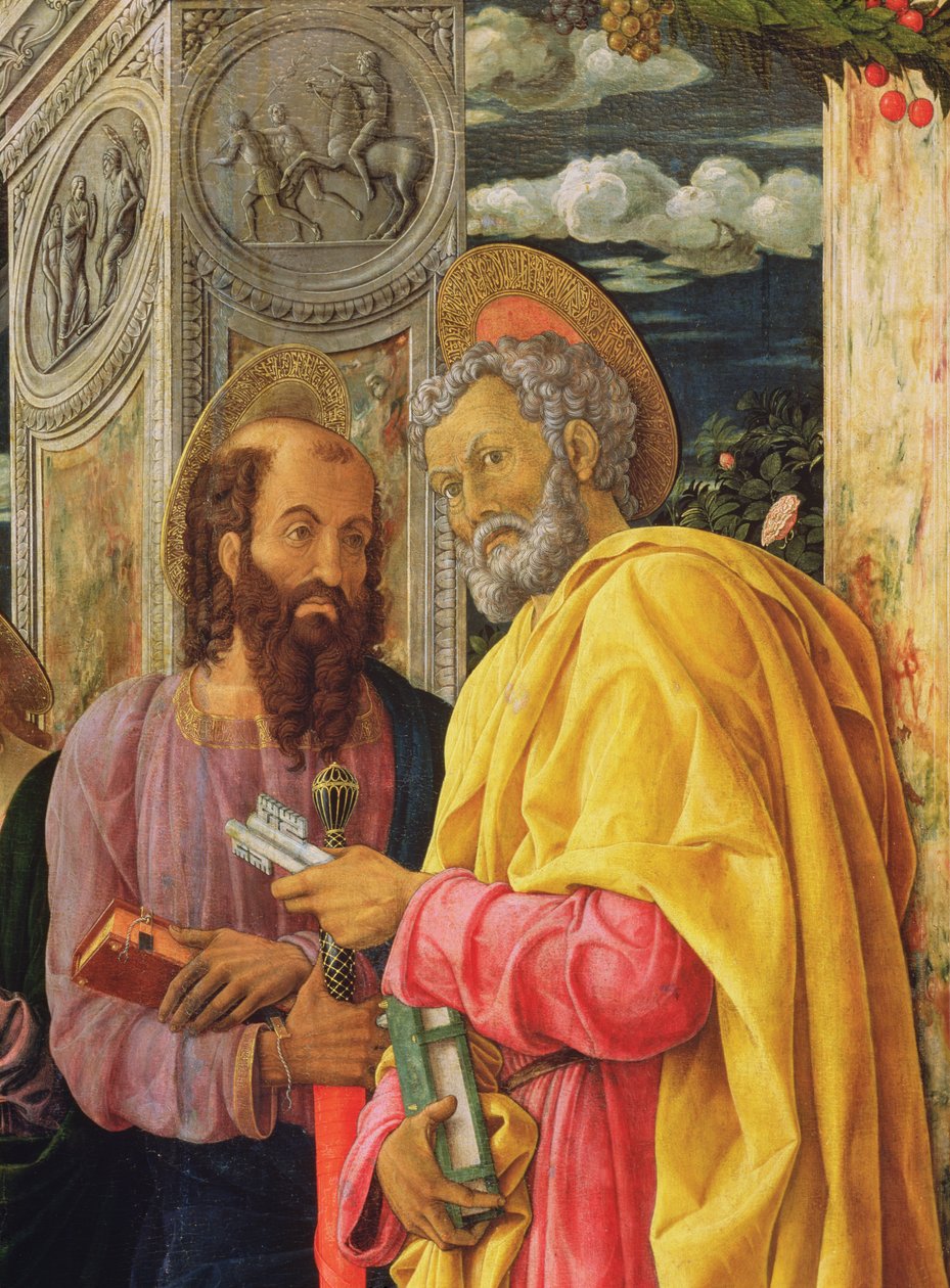 Altaarstuk van San Zeno Maggiore, Verona, (detail) door Andrea Mantegna
