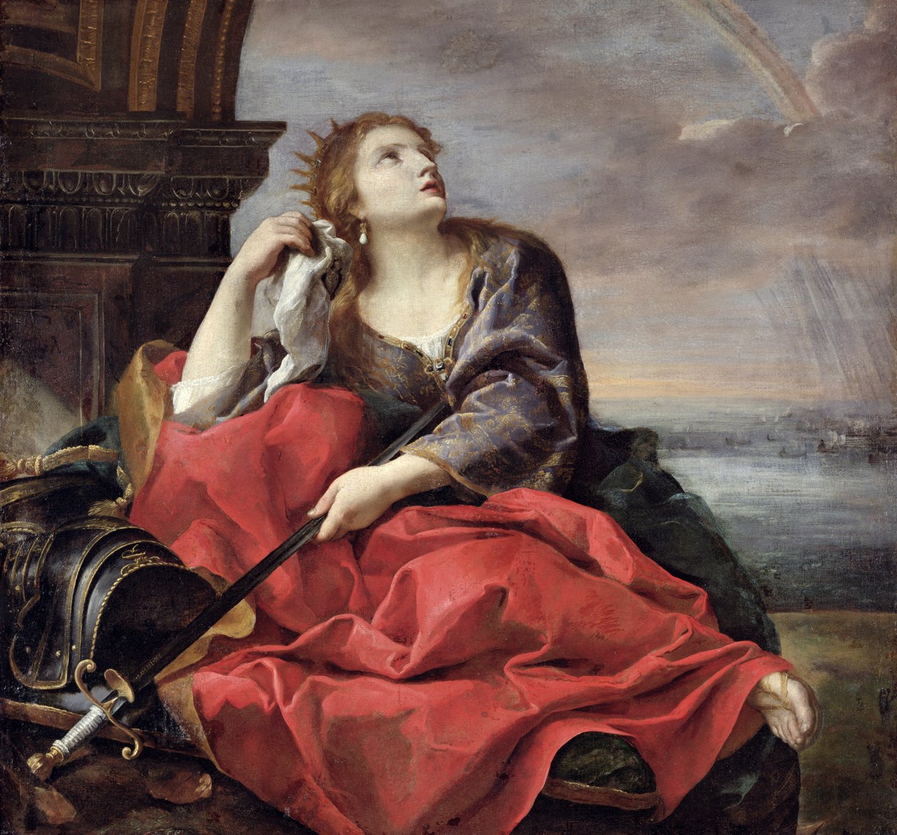 De dood van Dido door Andrea Sacchi