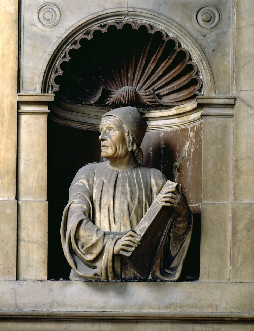 Marsilio Ficino (1433-99) 1521 door Andrea di Piero Ferrucci