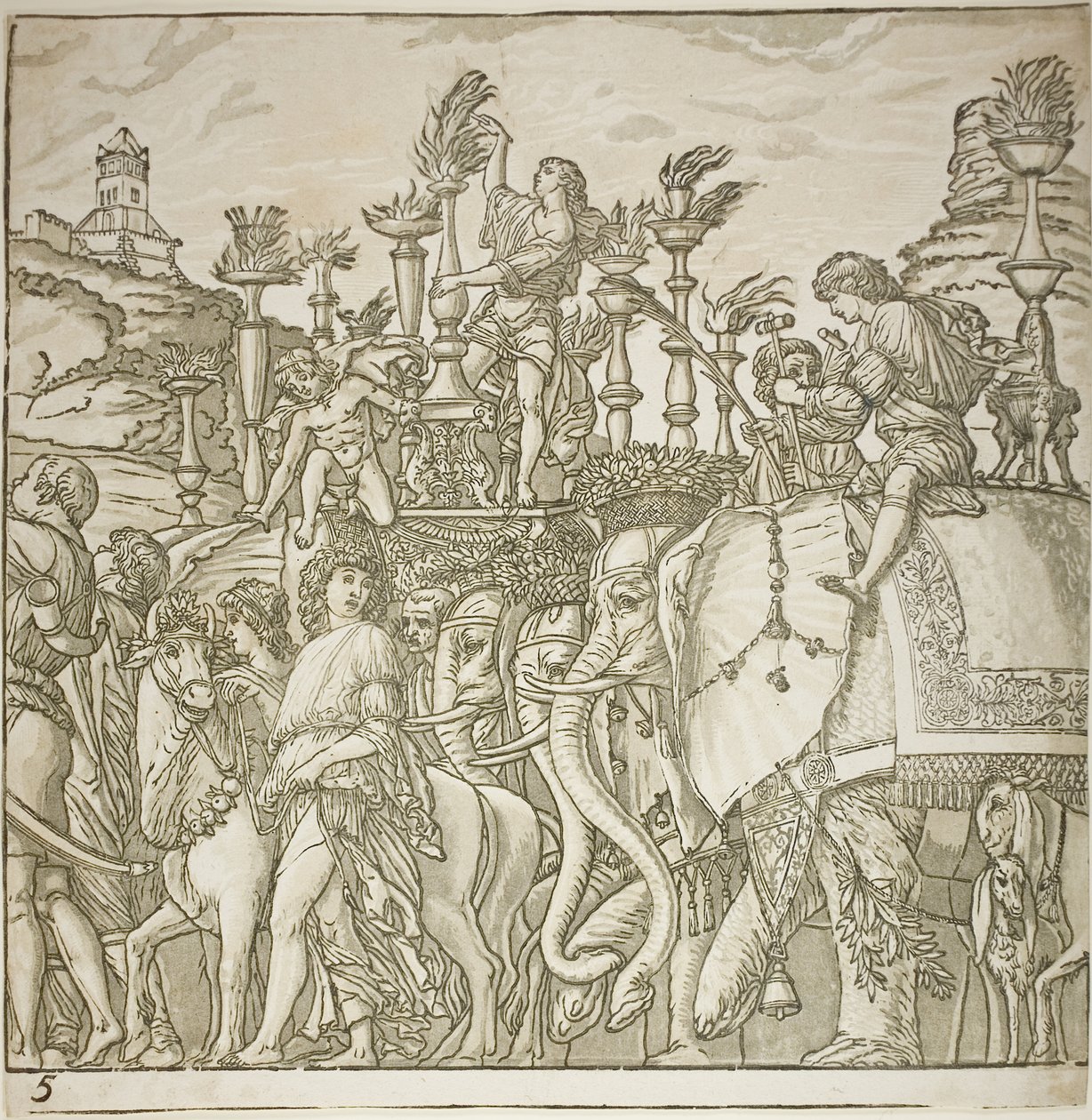 Triomf van Caesar door Andrea Andreani