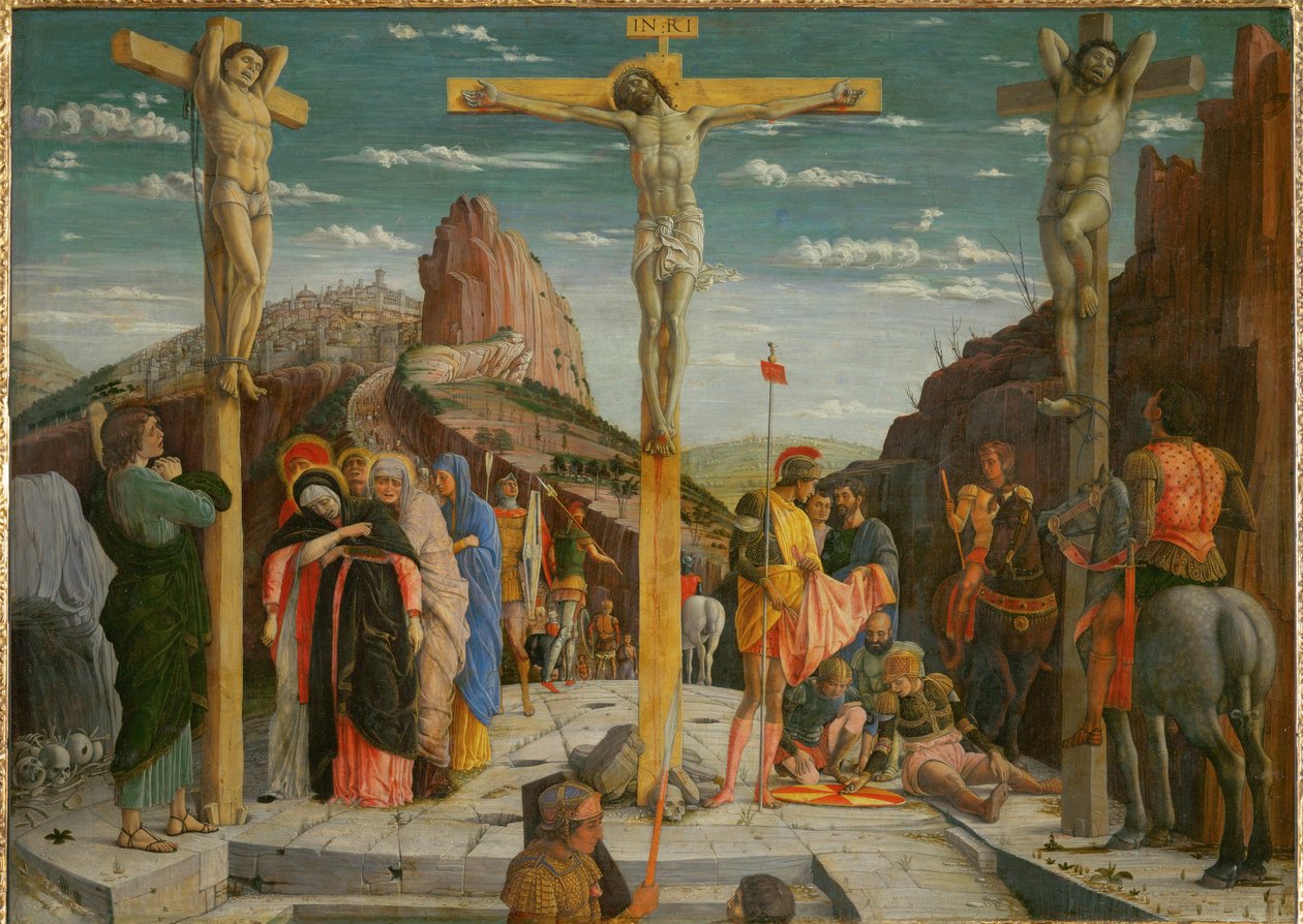 Golgota ... door Andrea Mantegna
