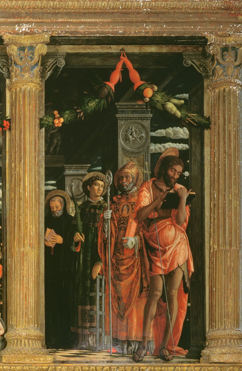 Detail (San Zeno altaarstuk, 1456-60) door Andrea Mantegna