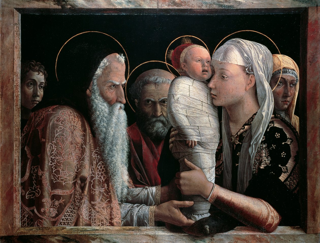 Presentatie in de tempel door Andrea Mantegna