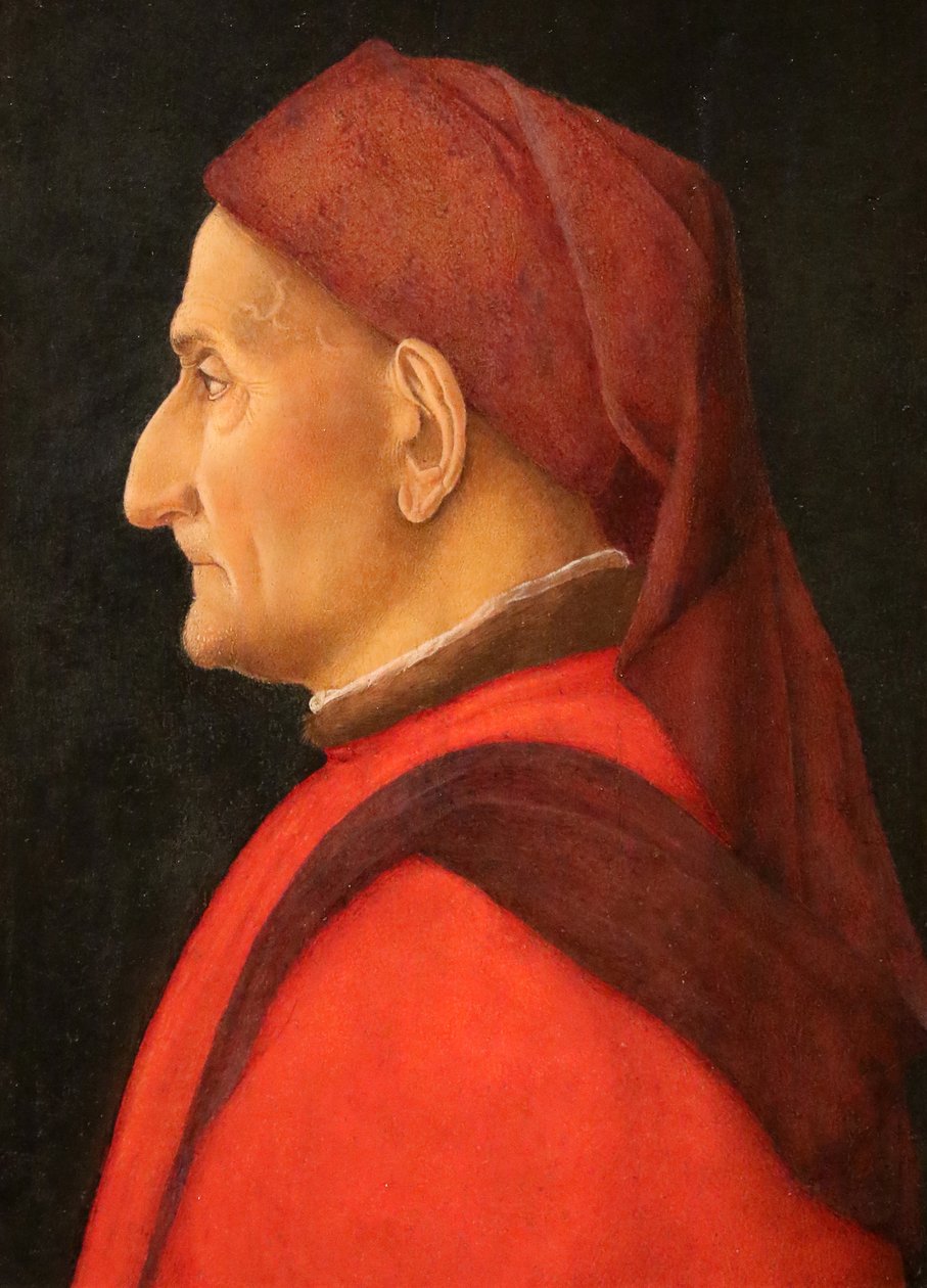 Profiel van een man (Mantegna) door Andrea Mantegna