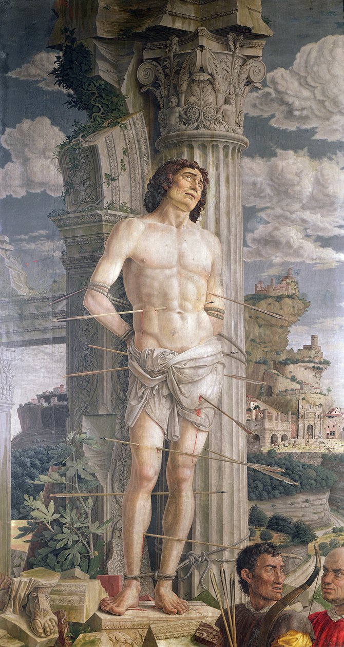St. Sebastiaan door Andrea Mantegna