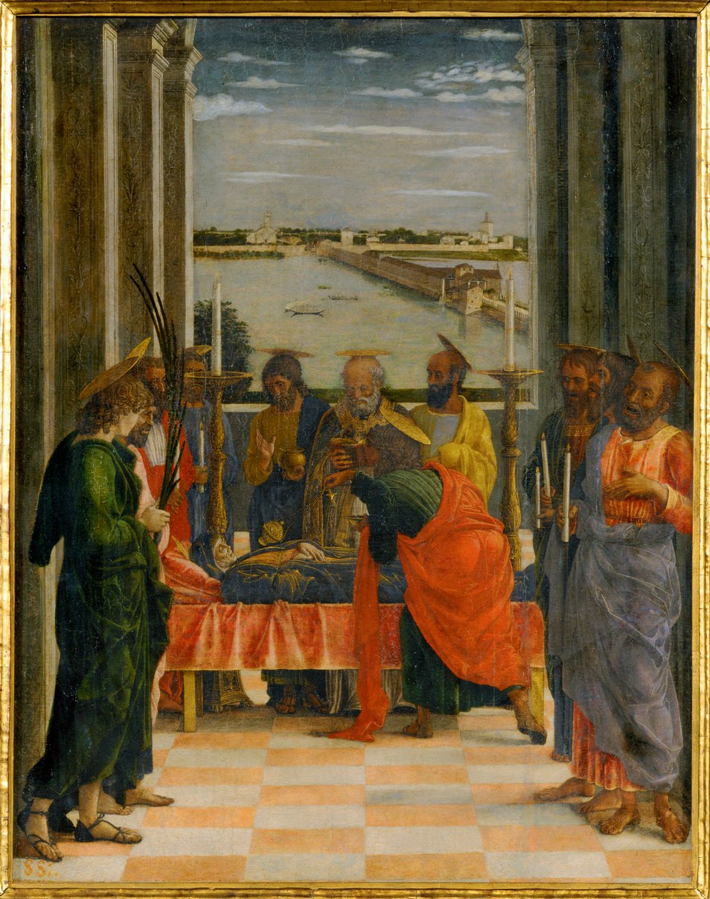 De dood van de maagd door Andrea Mantegna