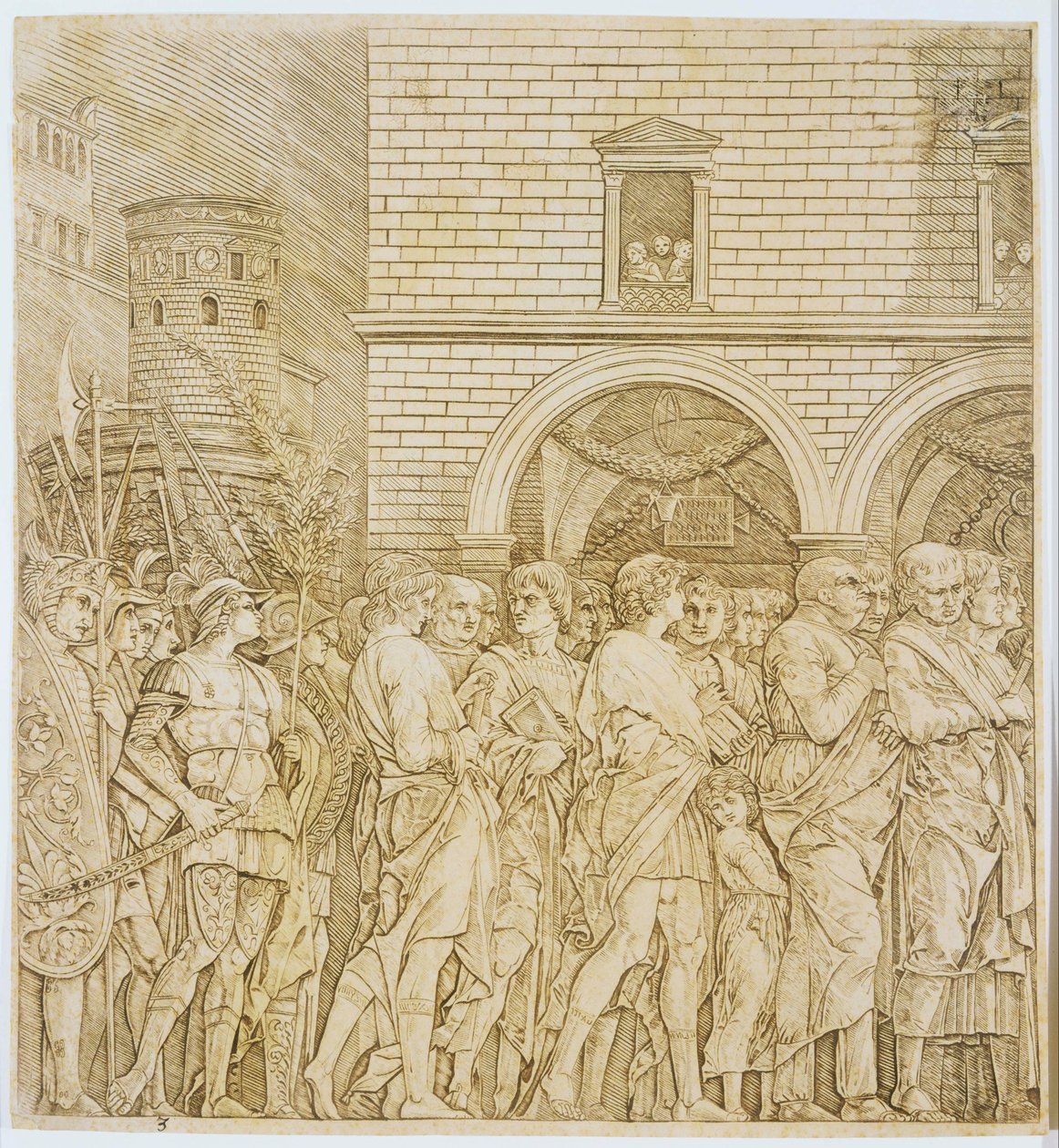 Triomf van senatoren door Andrea Mantegna