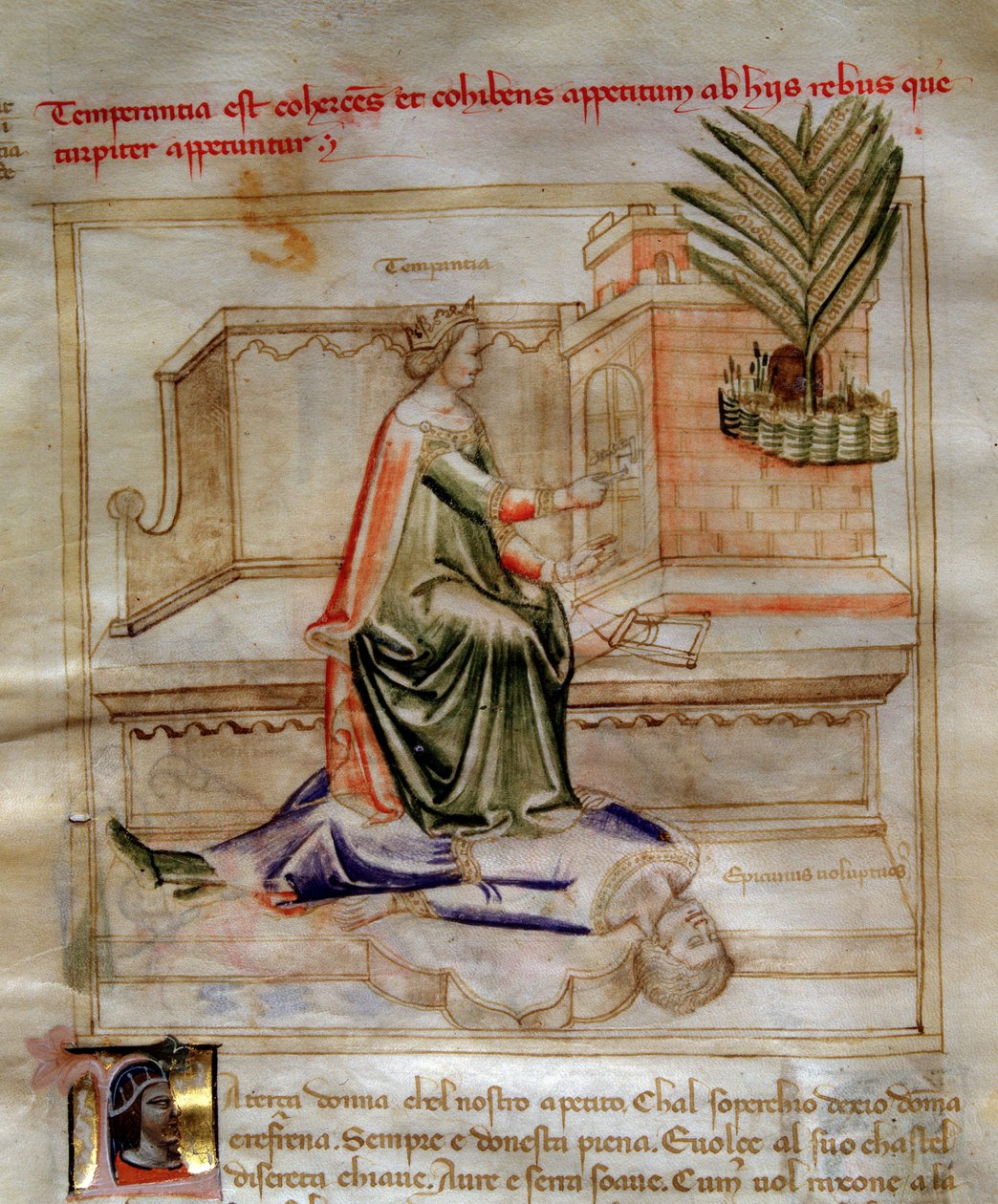 Allegorie van de Gematigdheid in 