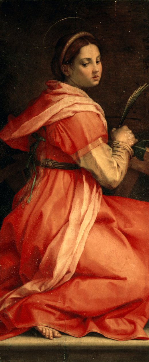 Sint Catharina van Alexandrië door Andrea del Sarto