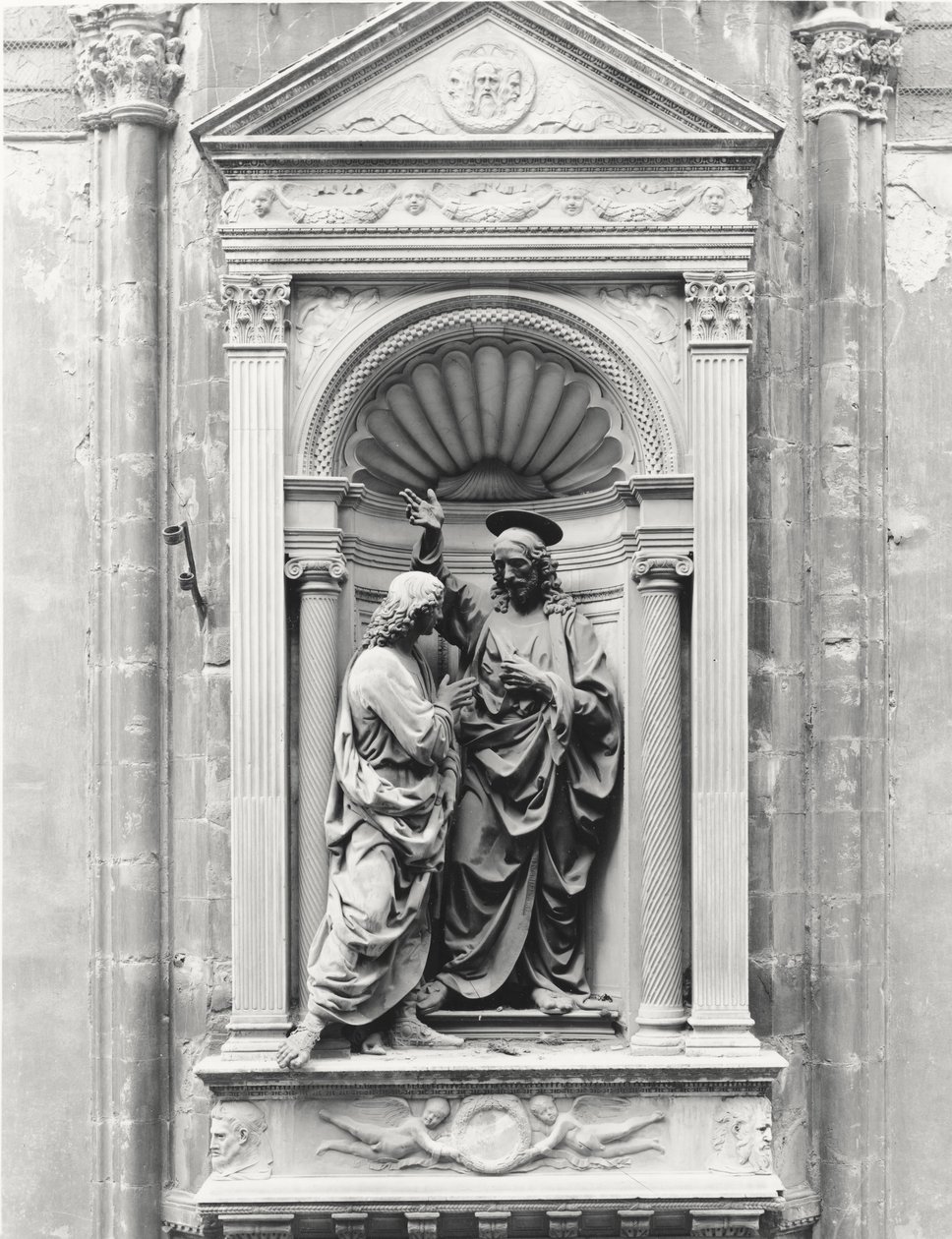Ongelovigheid van Sint Thomas door Andrea del Verrocchio