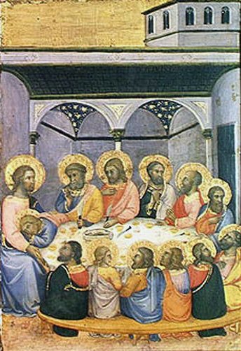 Het laatste avondmaal, ca. 1420 door Andrea di Bartolo