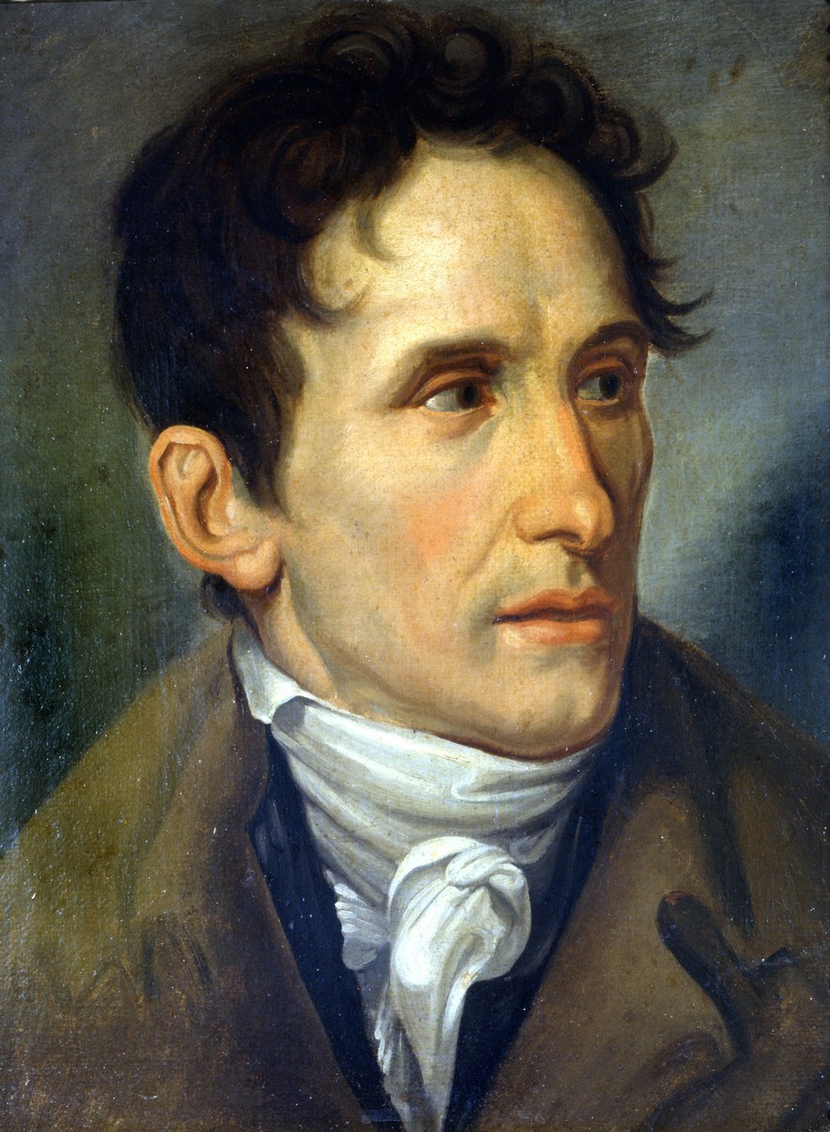 Portret van Canova door Andrea the Elder Appiani