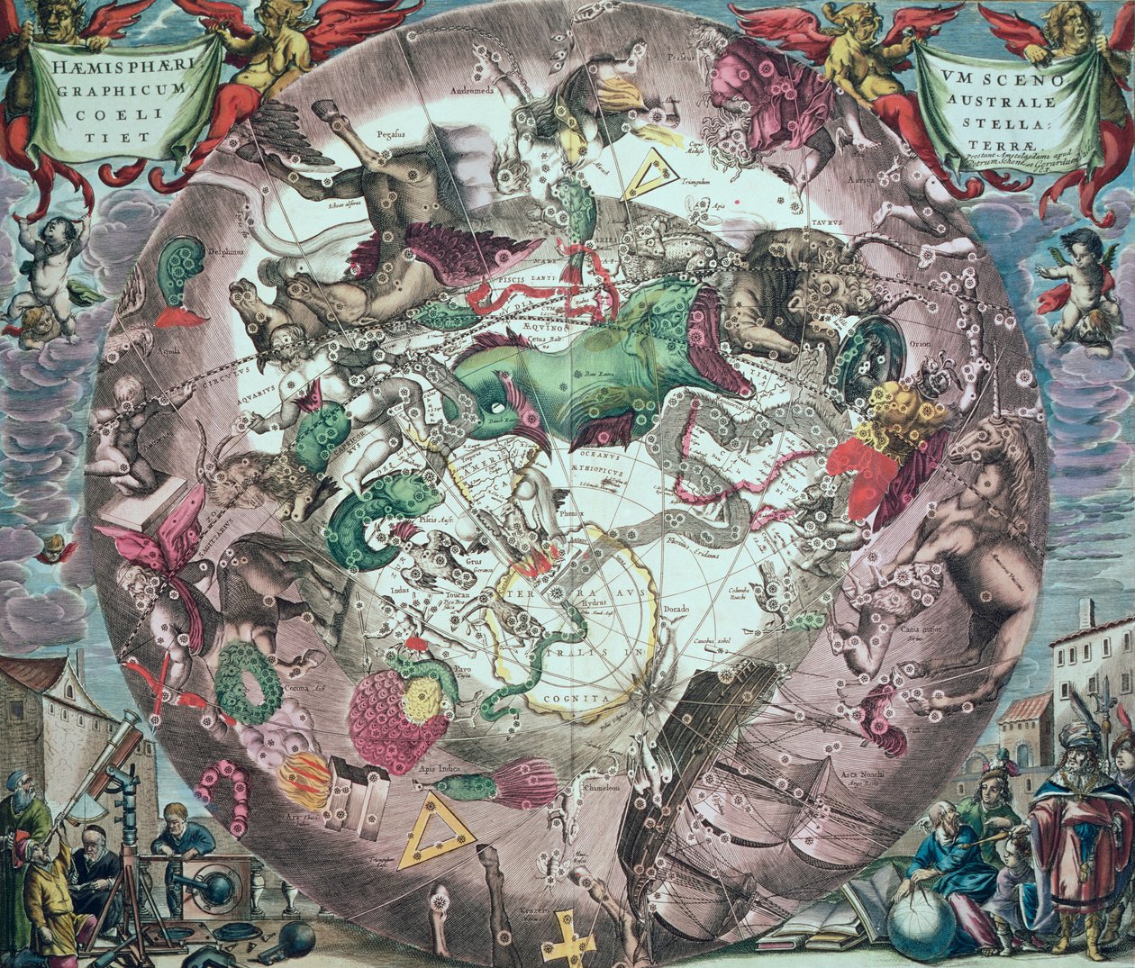 Constellaties van het zuidelijk halfrond, uit 