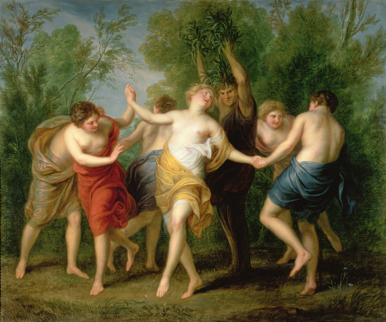 De transformatie van een Apulische man in een olijfboom, c.1765 door Andreas or Andries Lens