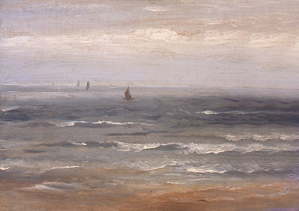 De Noordzee door Andreas Achenbach