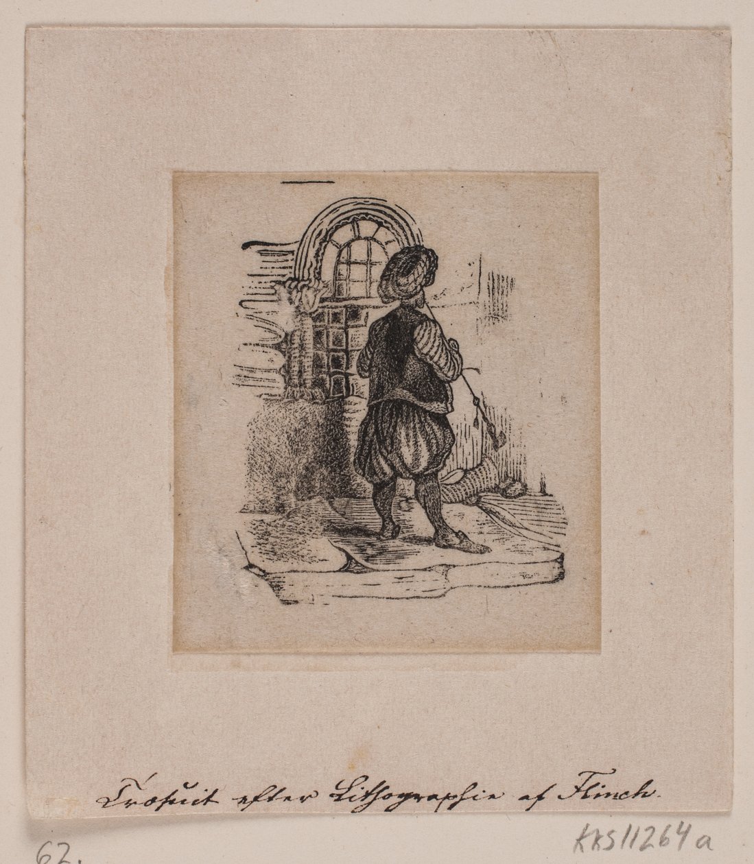 Een Griek (naar lithografie) door Andreas Flinch